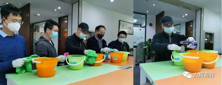 力辉全体总动员,众志成城防疫情!