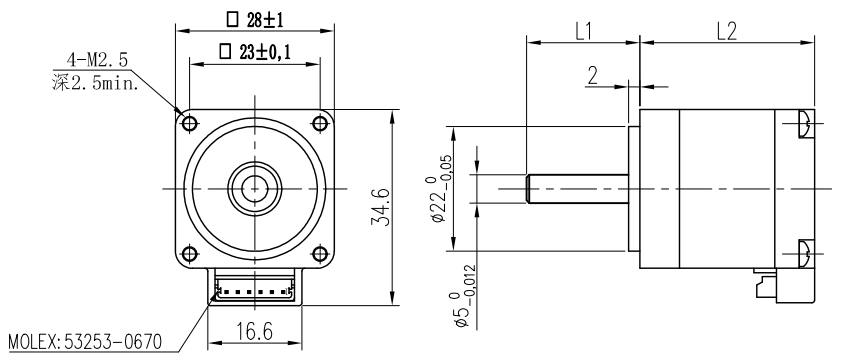 PST.28HB 外形图 / 产品资料 1