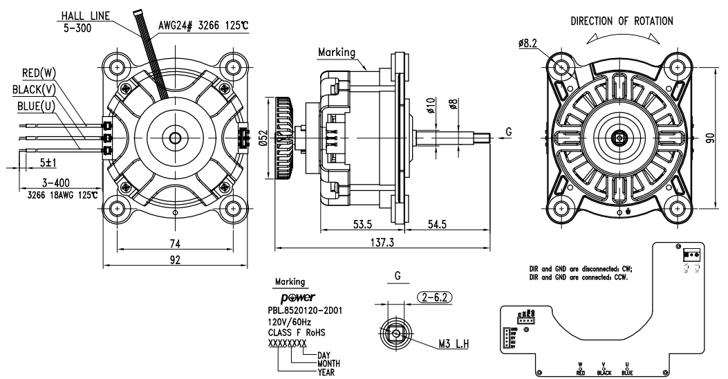 PBL.8520120-2D01 外形图 / 产品资料 1