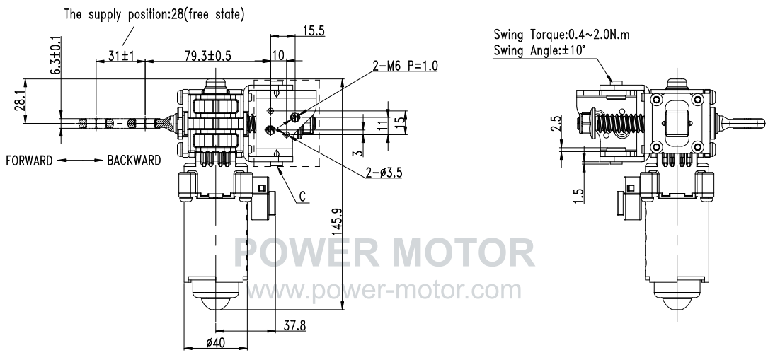 PGM.WH50 外形図 / 製品資料 1