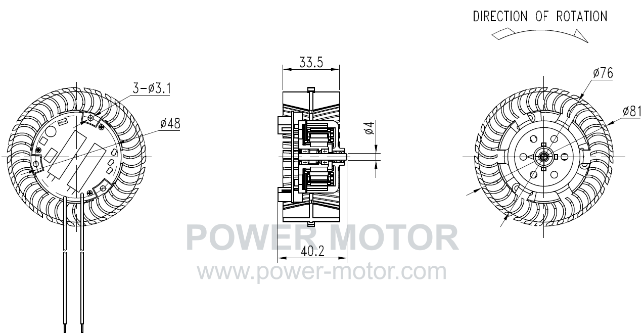 PBL.3310 外形図 / 製品資料 1