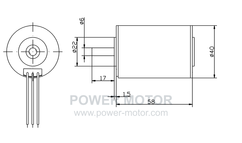 PCL.4058 外形図 / 製品資料 1