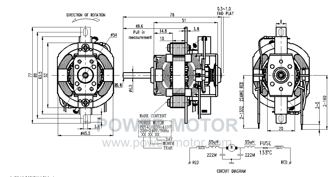 PU.5410 外形図 / 製品資料 1