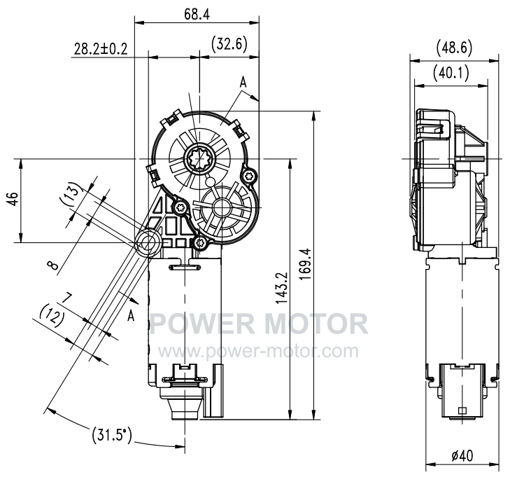 PGM.WH60 外形図 / 製品資料 1