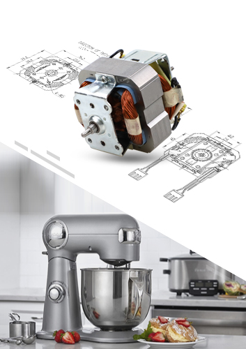 Mature kitchen machine motor 230V AC universal motor PU9540 series