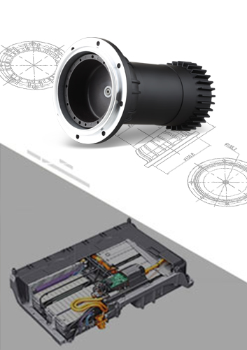 Electric Bus Cooling Water Pump Brushless DC Motor