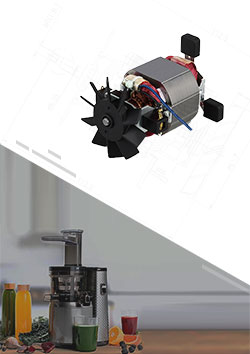 Juicer Motor AC universal motor low noise