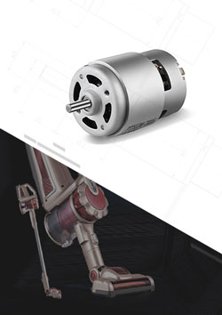 Coreless Vacuum Cleaner Brushed DC Motor