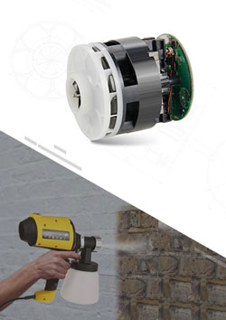 Paint Spray Gun Brushless DC Motor