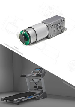 Treadmill DC Gearbox Motor