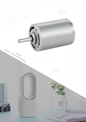 Low Noise Bladeless Fan Brushless DC Motor