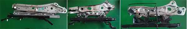 Traditional mechanical seat frame