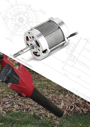 Grass Blower Brushless DC Motor