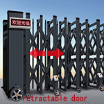 electric retractable door