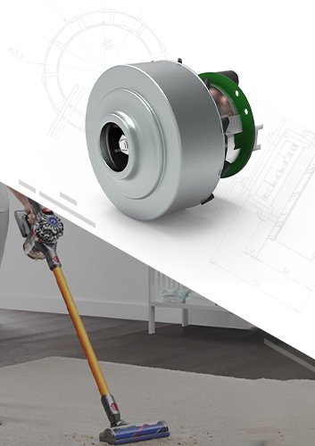 High Durability Brushless DC Motor for Coreless Vacuum Cleaner