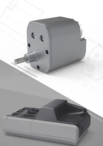 Check Scanner Motor 12V Gearbox DC Motor PGM.40F series