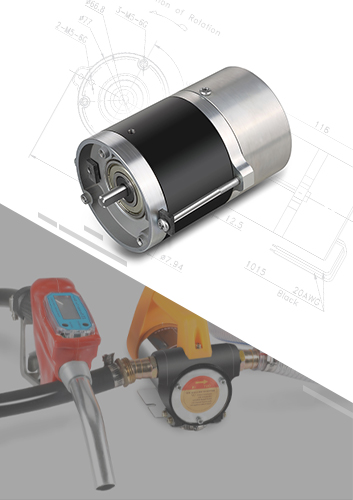 230V brushless motor for petrol station oil pump