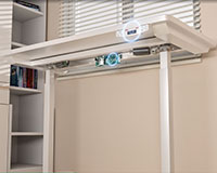 High thrust standing desk