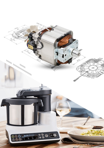 Mature kitchen machine motor 230V AC universal motor PU9540 series