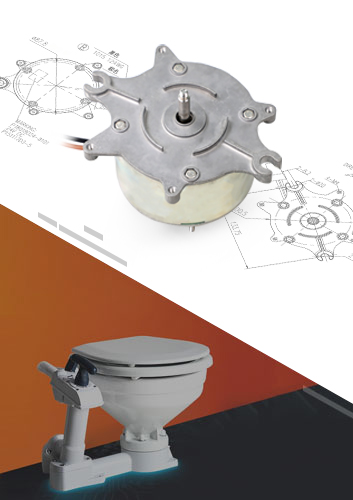 Non-standard Closestool Pump Motor 24V DC Motor PT8018 series