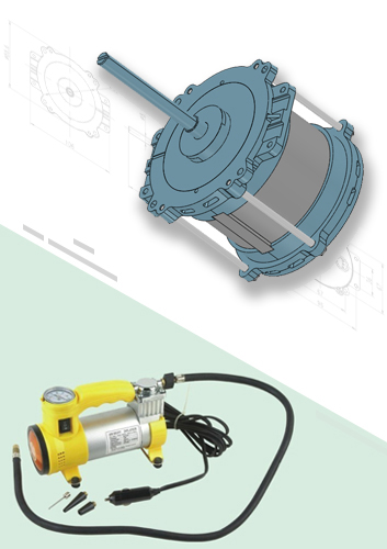 DC Brushless Air Pump Motor